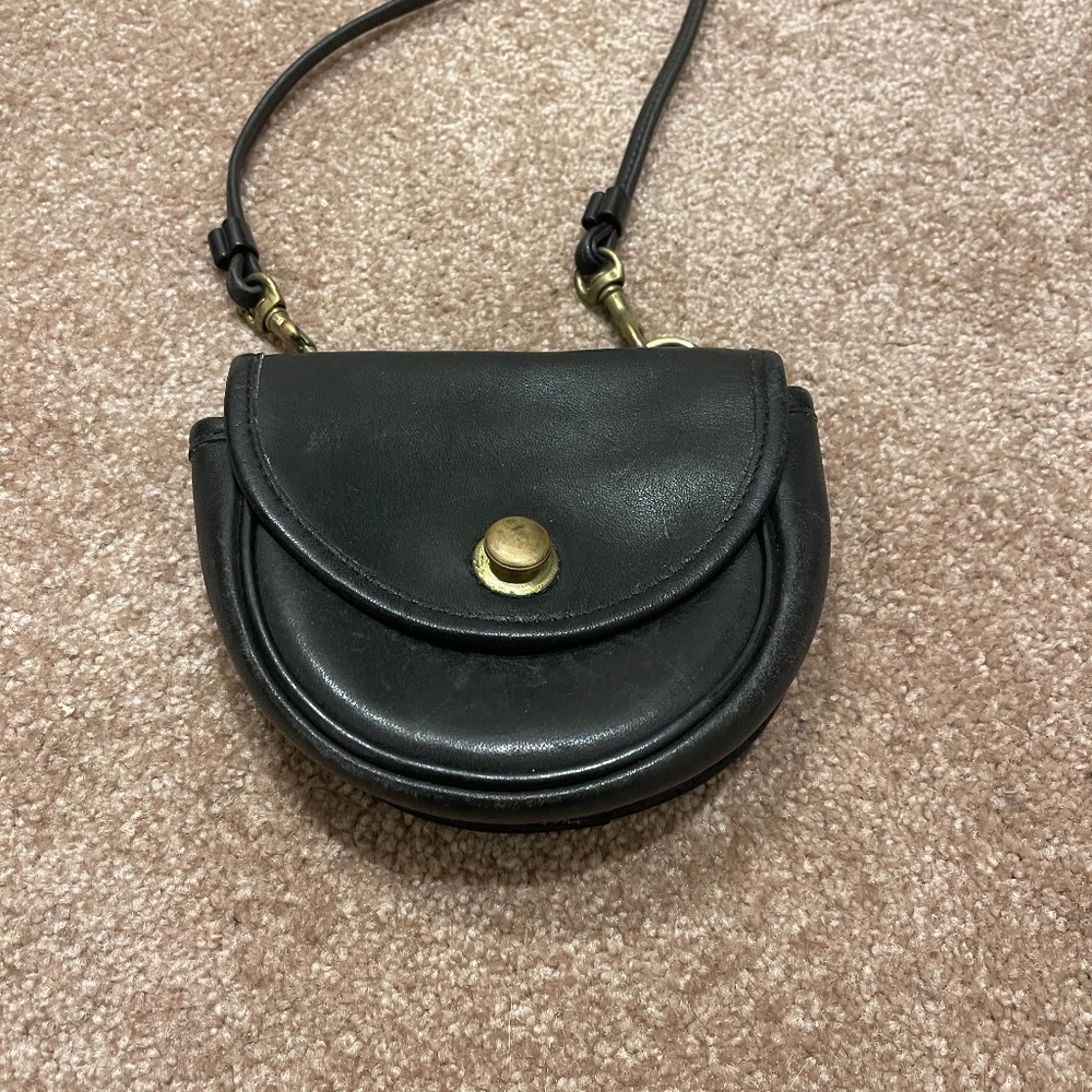 Coach Black Mini Belt Bag